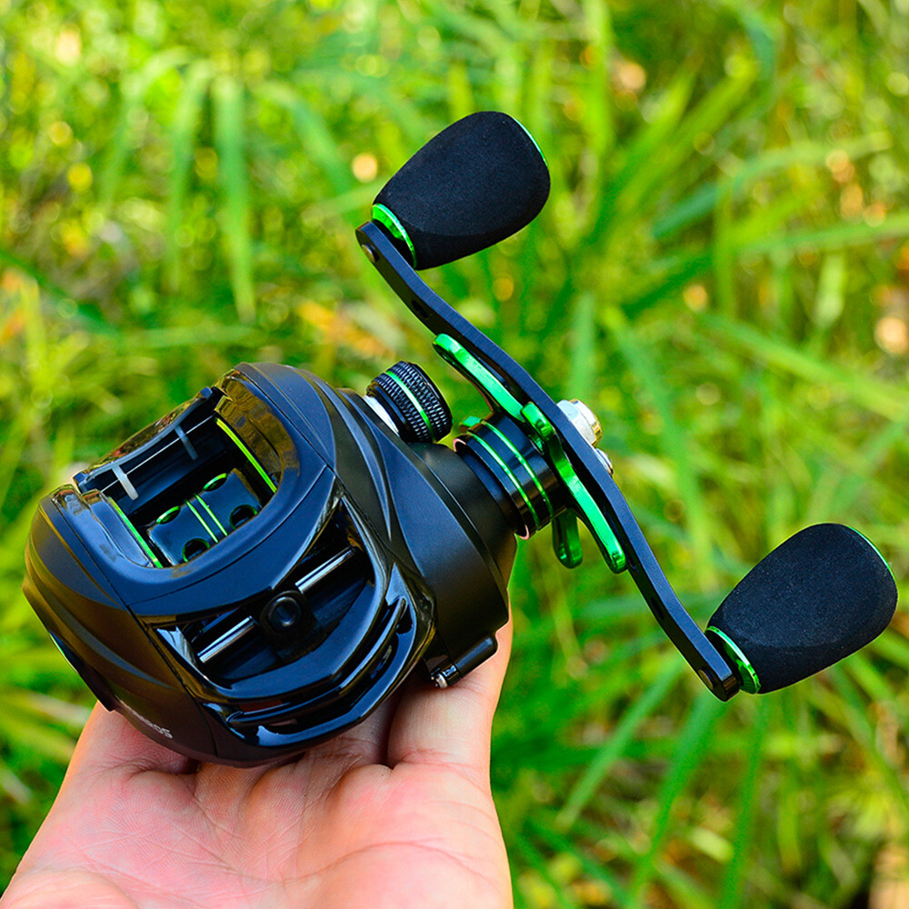 Baitcasting Fishing Reel 7:2:1 High Speed Magnetic Brake 17lb Drag Fresh Water
