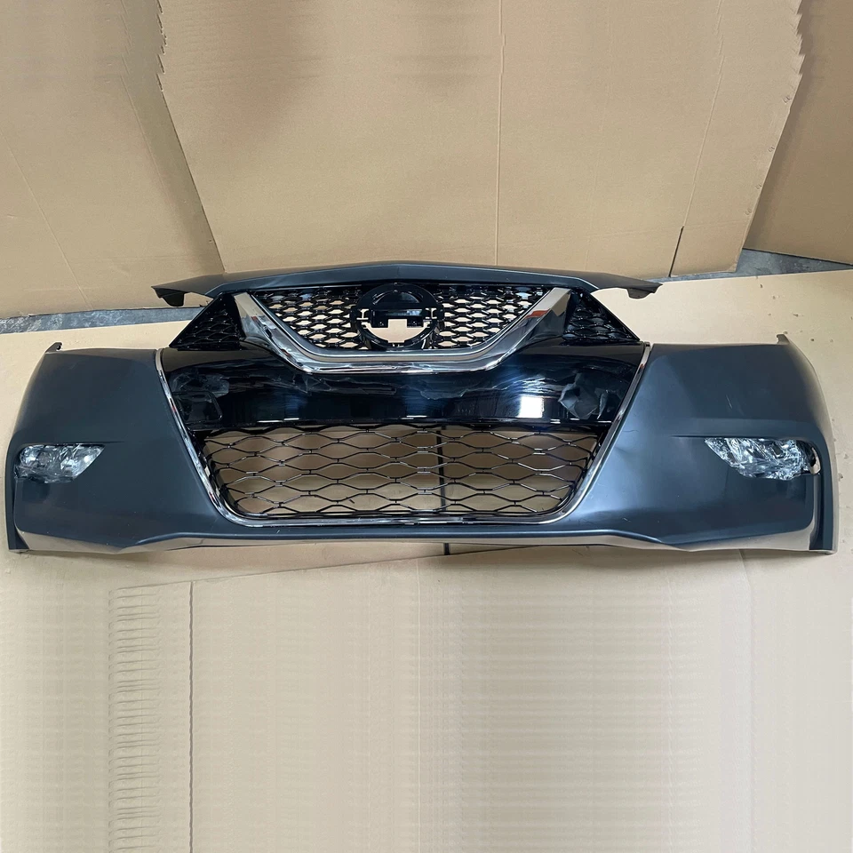 Juego de montaje de fábrica de parrilla de parachoques delantero para Nissan Máxima 2016 2018 solo recogida Foto 2 de 4