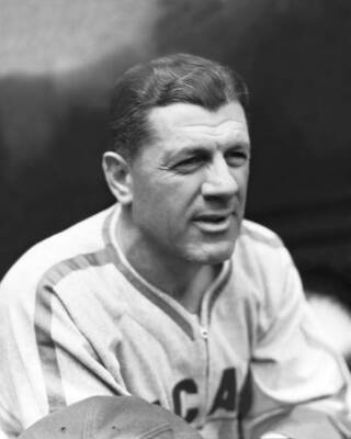 Charles J Grimm of the Chicago Cubs in 1938 Baseball Old Photo 2