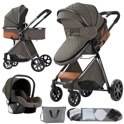 3-in-1 Kinderwagen Reisesystem   Leicht, Vielseitig & Kompakt DUNKLES GRAU