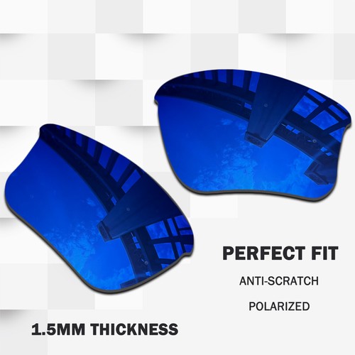 1.5MM POLARIZED Replacement Lenses for Oakley Flak Jacket XLJ OO9009 63mm - Foto 9 di 19
