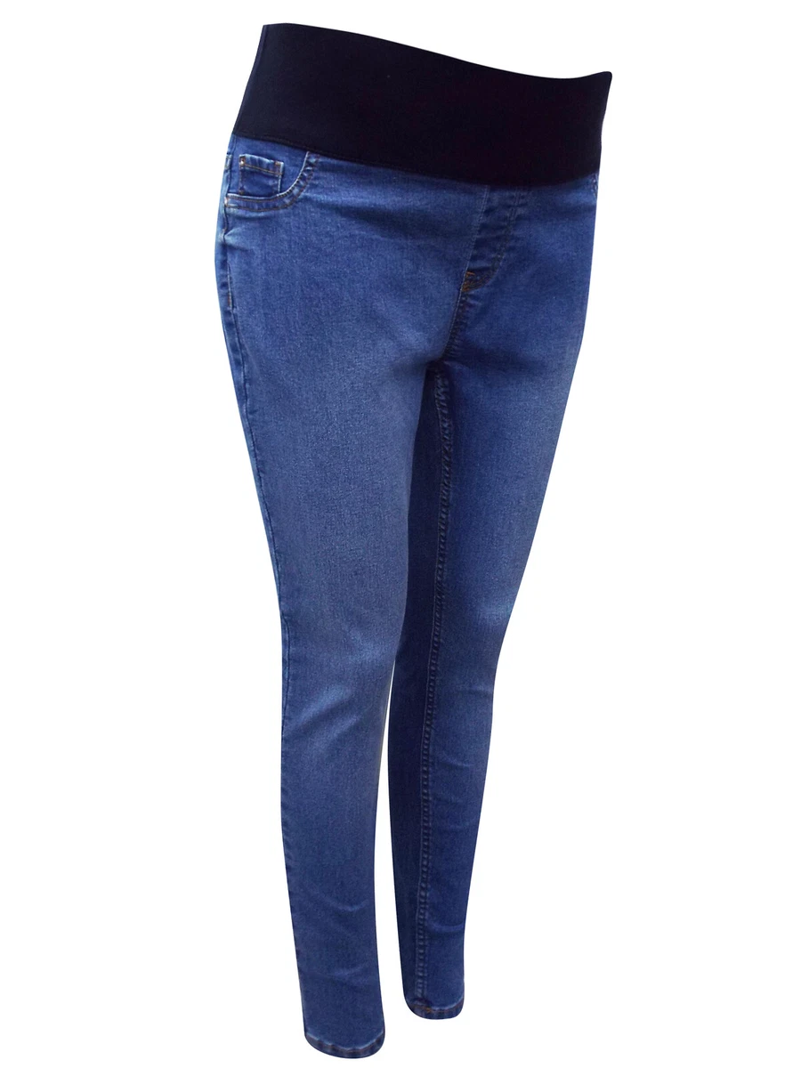 Ladies New Look Denim Under Bump Skinny Stretch Maternity Jegging