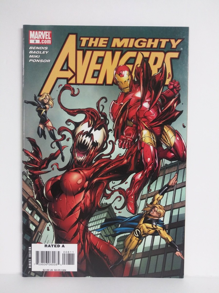 Mighty Avengers #8 Avengers Taken Over By Symbiote Virus | eBay