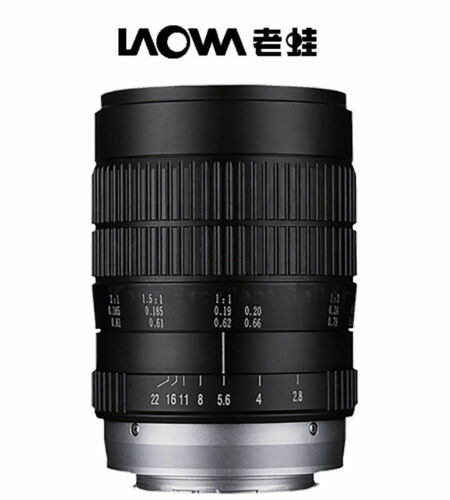Laowa 60mm F2.8 Full Frame Ultra Macro Manual Focus Lens for Sony Alpha Camera - Picture 1 of 6