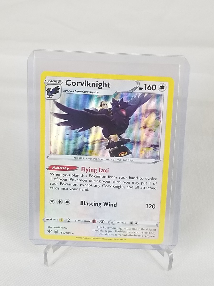 Corviknight Hp 160 Foil #156/189 Pokemon 2020 Card | eBay