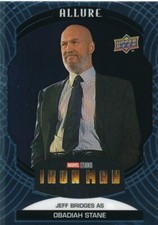 #2 JEFF BRIDGES OBADIAH STANE 2022 Upper Deck Marvel Allure IRON MAN