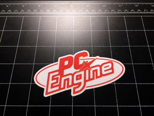 PC Engine video game logo decal sticker retro turbo grafx 16 duo TG16 cd rom jpn - Picture 1 of 1