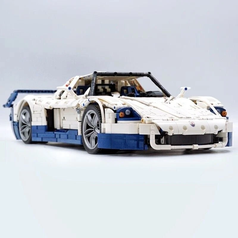 1:8 para Maserati MC12 bloques de construcción kits de modelos de coches de carreras juguetes para niños regalo Foto 3 de 4