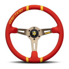 Momo Steering Wheel Drifting Microfiber Red R191135mr
