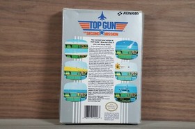 Top Gun: The Second Mission (NES, 1990) probado faltante manual - &iexcl;Caja y juego!