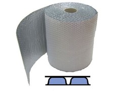 ALU Luftpolsterfolie 120cmx 5m PET metallisiert 4-lagig 230my Modellbau Pflanzen