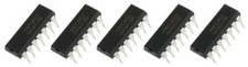 5 x SN74HC14N Hex Schmitt Trigger Inverter DIP14 74HC14N CMOS Logic Through Hole