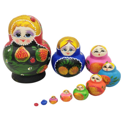 russian dolls babushka and matryoshka