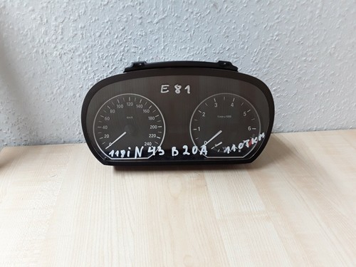 Tacho BMW 1er E87 E88 E81 BMW Kombiinstrument 916681302 100243555 102493285