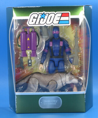 2022 GI Joe Snake Eyes 7'' Action Figure Super 7 Ultimates w/ Timber Commando MIB