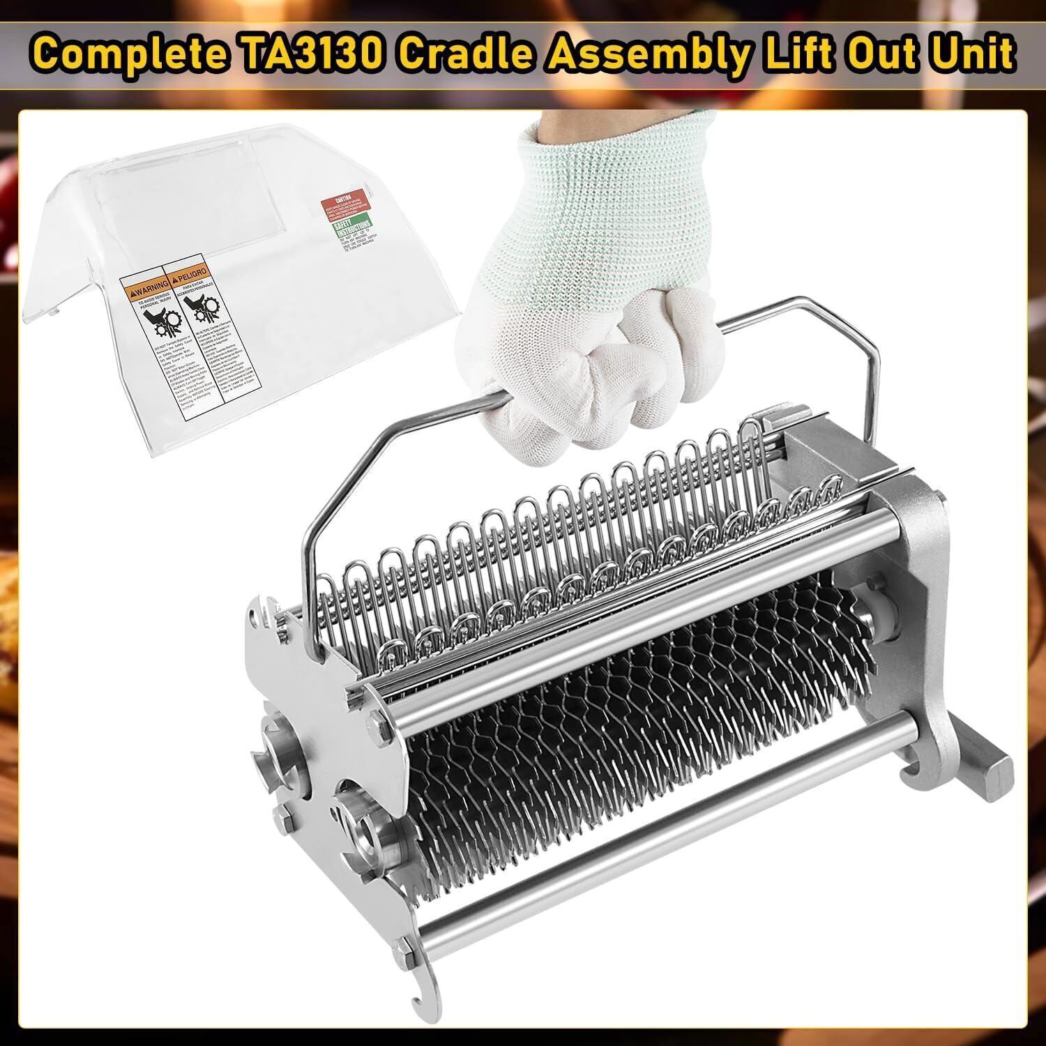 For Biro Pro 9 Tenderizer Cradle Assembly Complete W/Combs and Lock # TA3130