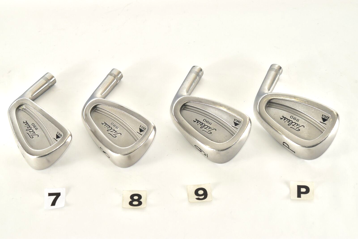 Titleist DCI 990 3-4-5-6-7-8-9-P PW RH Iron Head 8Pcs 2000 | eBay