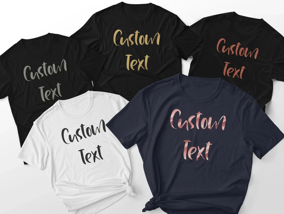 Personalised T-Shirt Custom Any Text Photo Birthday Stag Do Hen Party Christmas - Image 4 of 4