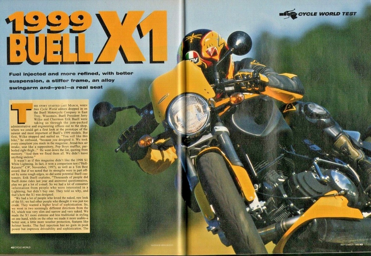 1998 September Cycle World - Vintage Motorcycle Magazine - 1999