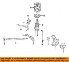 Barra estabilizadora Windstar Ford OEM 95-03 F58Z5493A