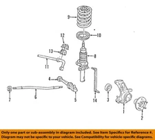 FORD OEM 99-03 Windstar Front Suspension Brake Components-Hub Assy 1F2Z1104AB