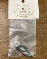 LONGABERGER   DANFORTH-FINISHING TOUCHES GARLAND TIE-ON -NEW-USA