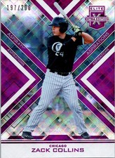 2016 Panini Elite Extra Edition #152 Zack Collins Aspirations Purple #/200