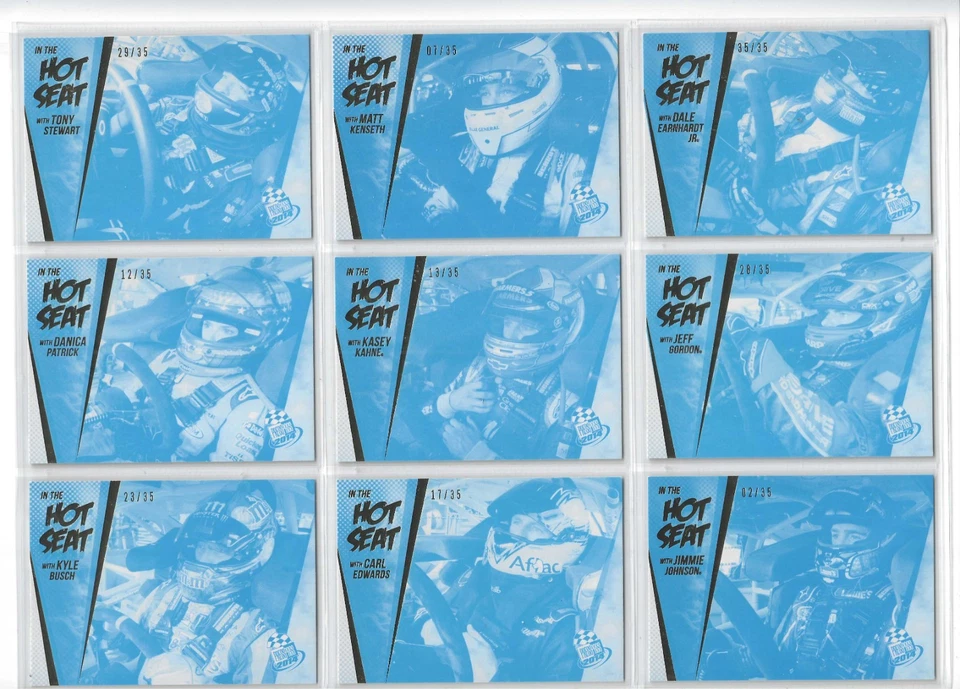 *2014 Press Pass COLOR PROOF CYAN PARALLEL #94 Kyle Busch #20/35!-ONE CARD* - Image 2 of 4