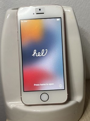 Apple iPhone SE 32GB Rose Gold A1662 Unlocked /PreOwned 84% Battery Health