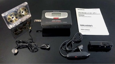 SONY WALKMAN カセットウォークマン WM-GX655 SONY 1997年 カセットウォークマン WM-GX655 - YouTube