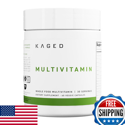 Kaged Multivitamin Capsules | Organic Fruits & Veggies | Unflavored, Plant-Based