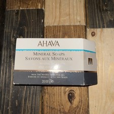 Lot of 2 AHAVA Dead Sea Moisturizing Salt Soap 3.4 oz each old stock Rare