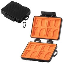 Universal Memory Card Case for SD Card TF Card Nano SIM Card 24 Card Slots La...