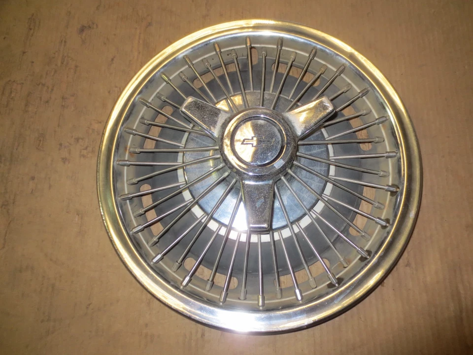64 65 66 Chevrolet Van Chevelle Chevy II Hubcap Rim Wheel Cover 14" WIRE SPOKE 4 - Image 4 of 4