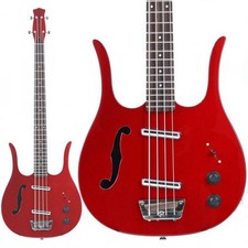 Danelectro LONGHORN BASS Dark Red MetallicOriginal ModelSemi-annual settlement