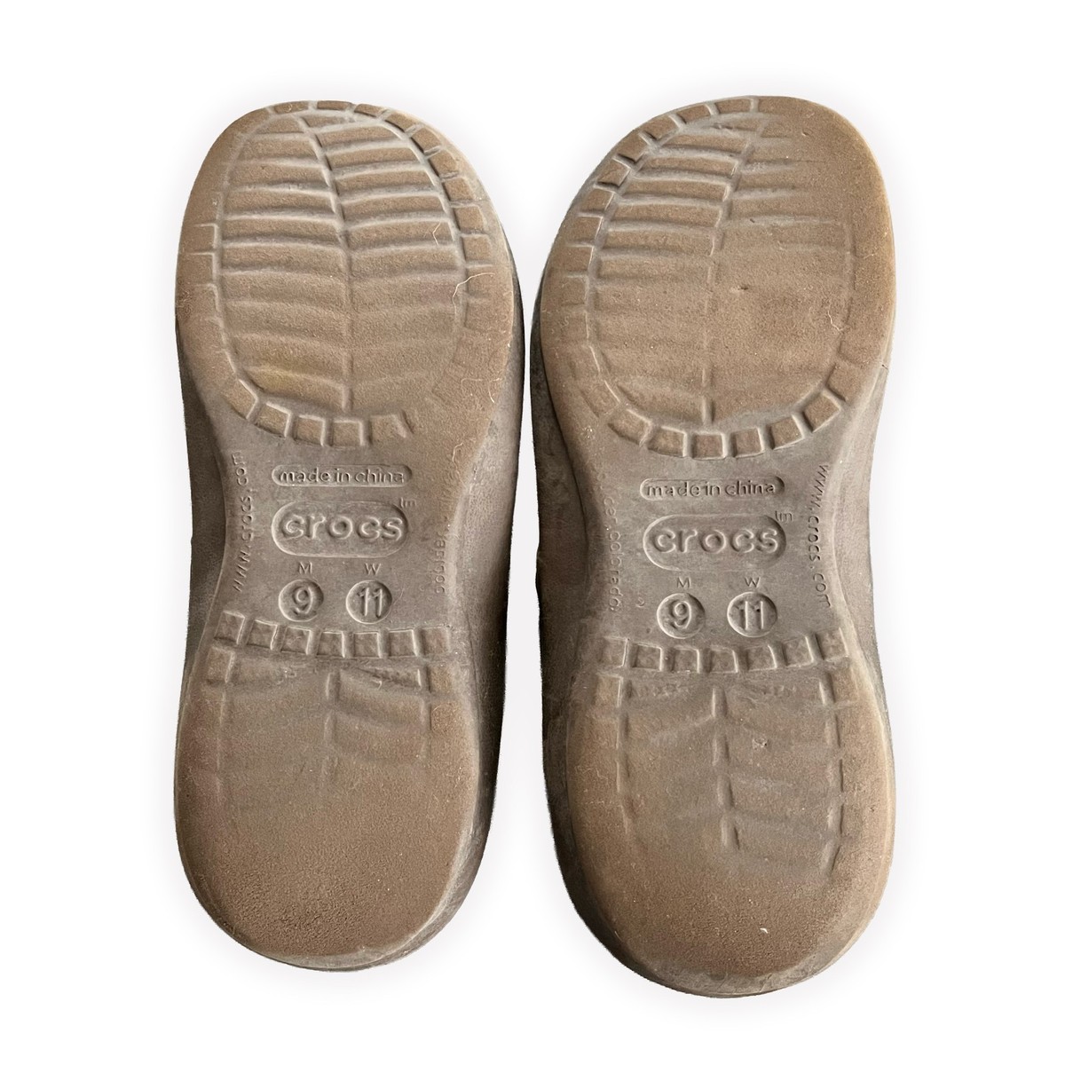 Crocs Athens flip-flop Sandals Size M9 W11 Espresso/Walnut 