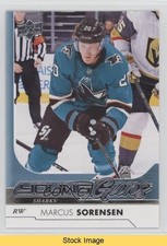 2017-18 Upper Deck Young Guns Marcus Sorensen #237 READ dz5