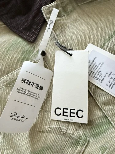 CEEC.LA luxury streetwear, Camouflage Beige Green Jacket 100% authentic, Small image 5