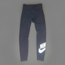 Nike Compression High Waisted Yoga Tights Side Logo - Size Small