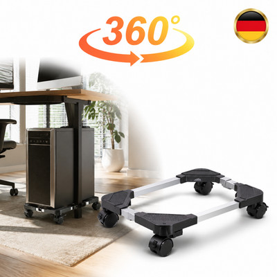 Verstellbarer mobiler CPU-Ständer mit rollenden Lenkrollen PC-Computer-Tower-Hal