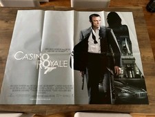 James Bond Casino Royale Original uUk Quad Move Poster Folded 30x40 Very Good