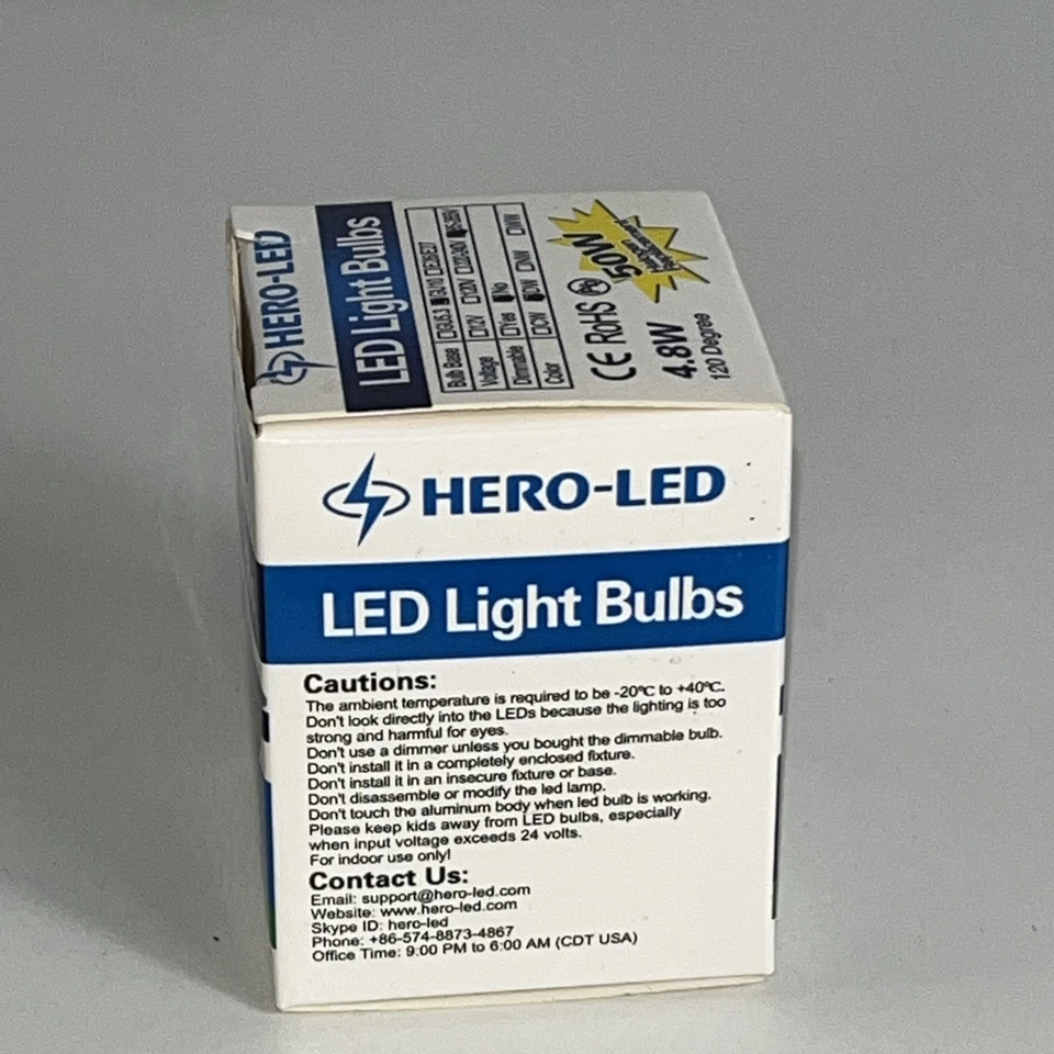 Sylvania Bulb LED Ultra PAR16 GU5.3 4.8W 120 degrees - Image 2 of 2