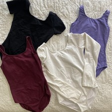 Lot of 4 015 - BLOCH Leotards Dance, Gymnastics Dress-Up Play, Size 12
