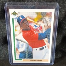 Upper Deck 1991 Michael Jordan Short Print #SP1 Chicago White Sox MLB Card
