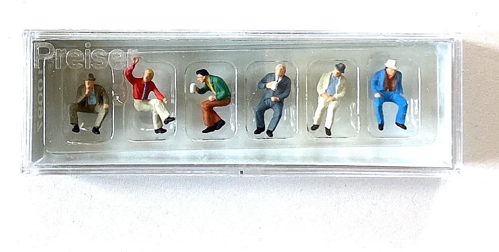 25+ Preiser HO Scale Model Railroad Figures and People for sale