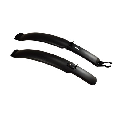 Schutzblech MTB 24/26/28'' Optimiz Clips V-Brake Schwarz (Paar)