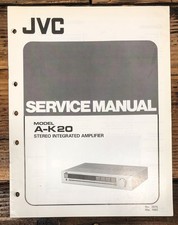 JVC A-K20 Amplifier Service Manual Original 