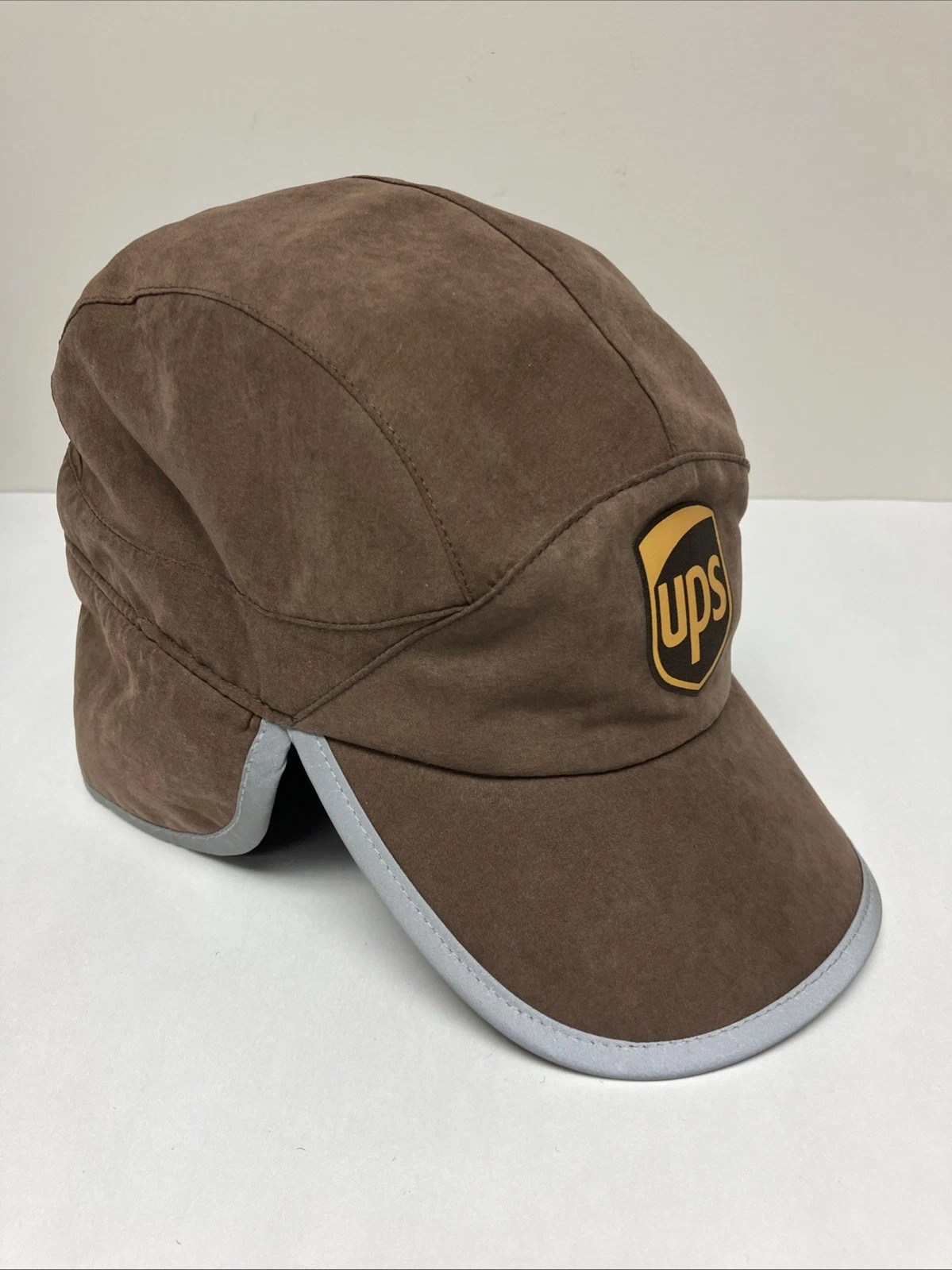 Winter Trapper Hat - w/ Ear Flaps - Fleece Lined WearGuard Brown Ups Adjustable