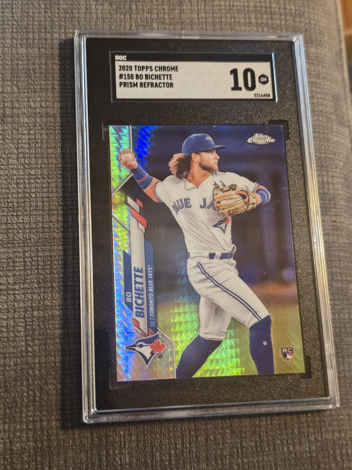 2020 Topps Chrome - Bo Bichette #150 Prism Refractor (RC)