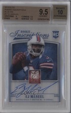 2013 Elite Rookie Inscriptions Blue Ink EJ Manuel #17 BGS 9.5 GEM MINT Auto 0a1